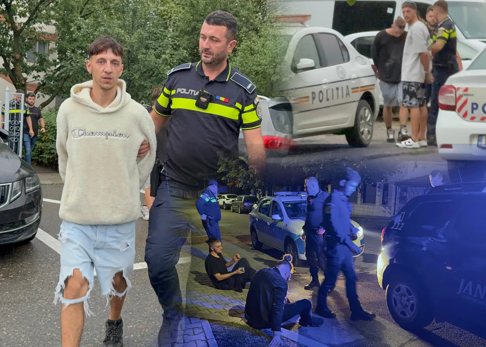 Patru hușeni, reținuți după o încăierare pe o stradă din oraș