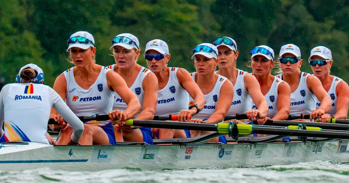 România, două medalii de aur la Mondialele de canotaj de la Amsterdam. Record mondial pentru echipajul feminin de 8+1