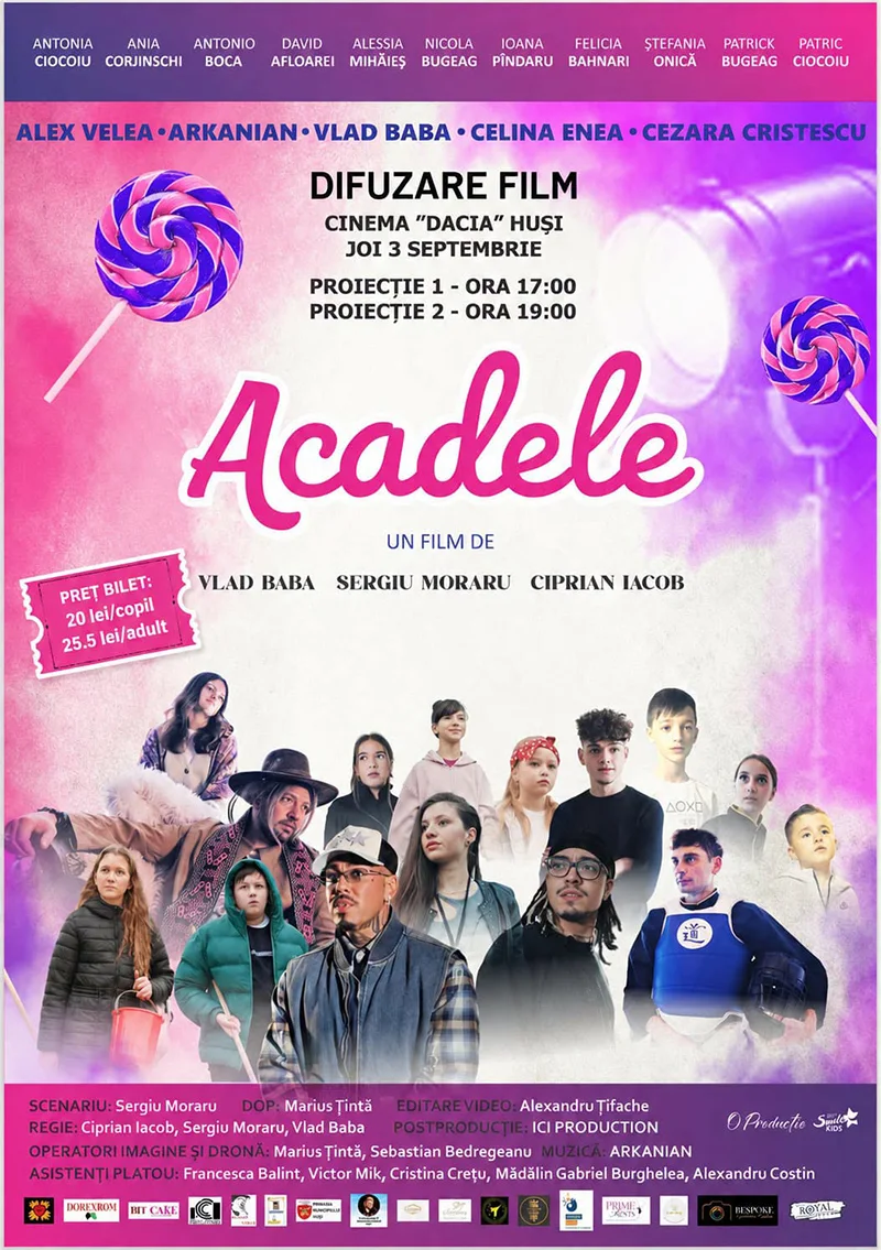 Cinematograful „Dacia” îi invită pe hușeni la un film cu copii talentați din oraș